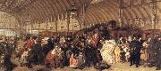 William Powell  Frith The Railway Station oil painting on canvas